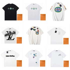 Louis Vuitton LV loose casual short-sleeved men's T-shirt-1815  