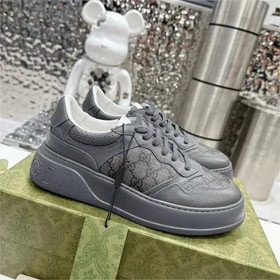 GUCCI leather low-top lace-up fashion sneakers (7 styles)-2949  